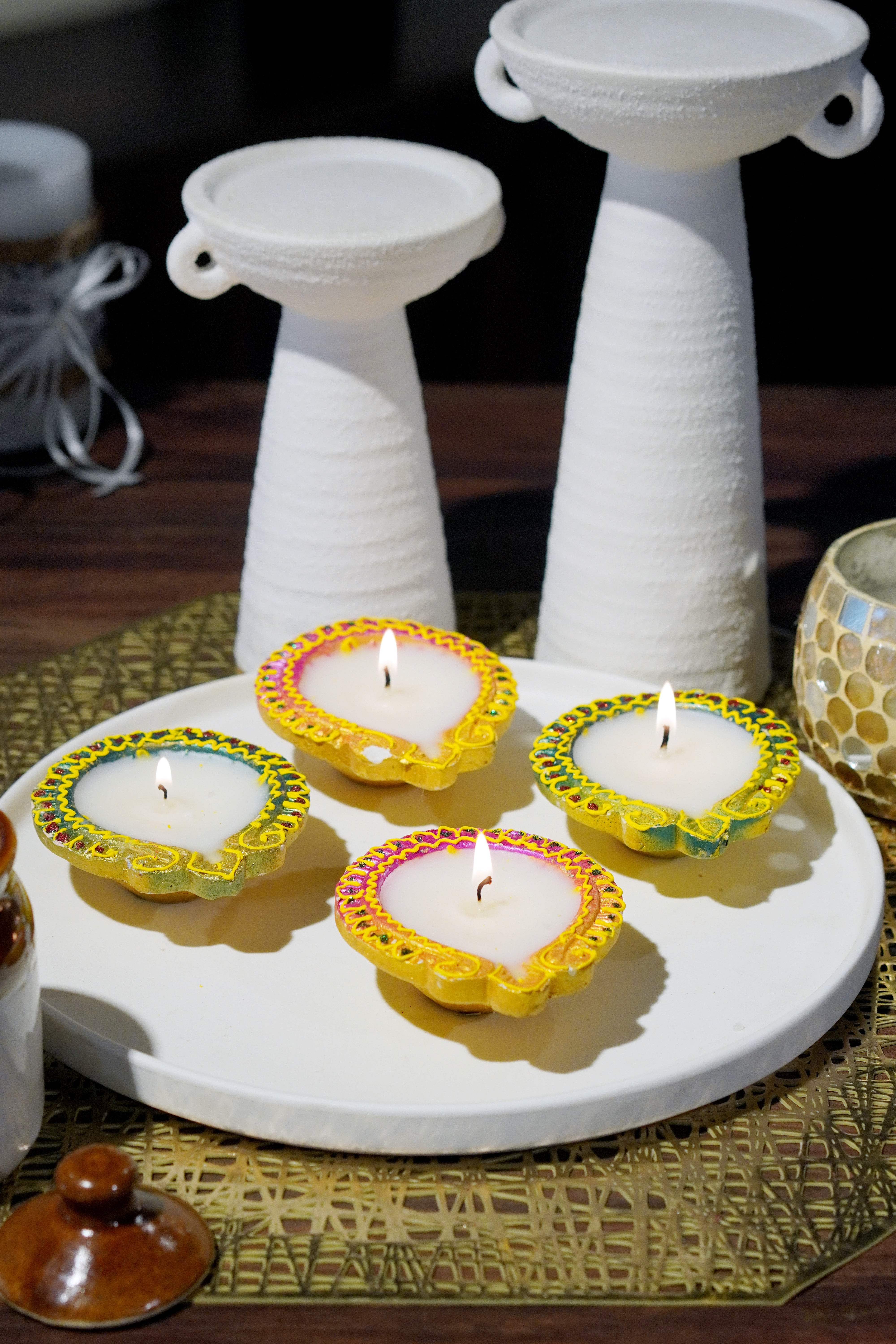 Diya Candle II (pack of 4)