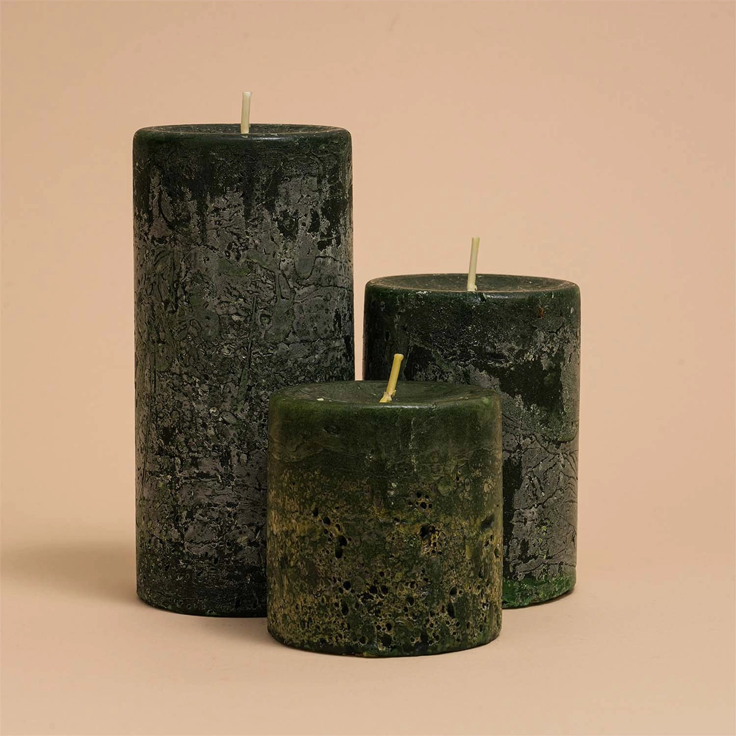 RUSTIC PILLAR CANDLE 2.8*6