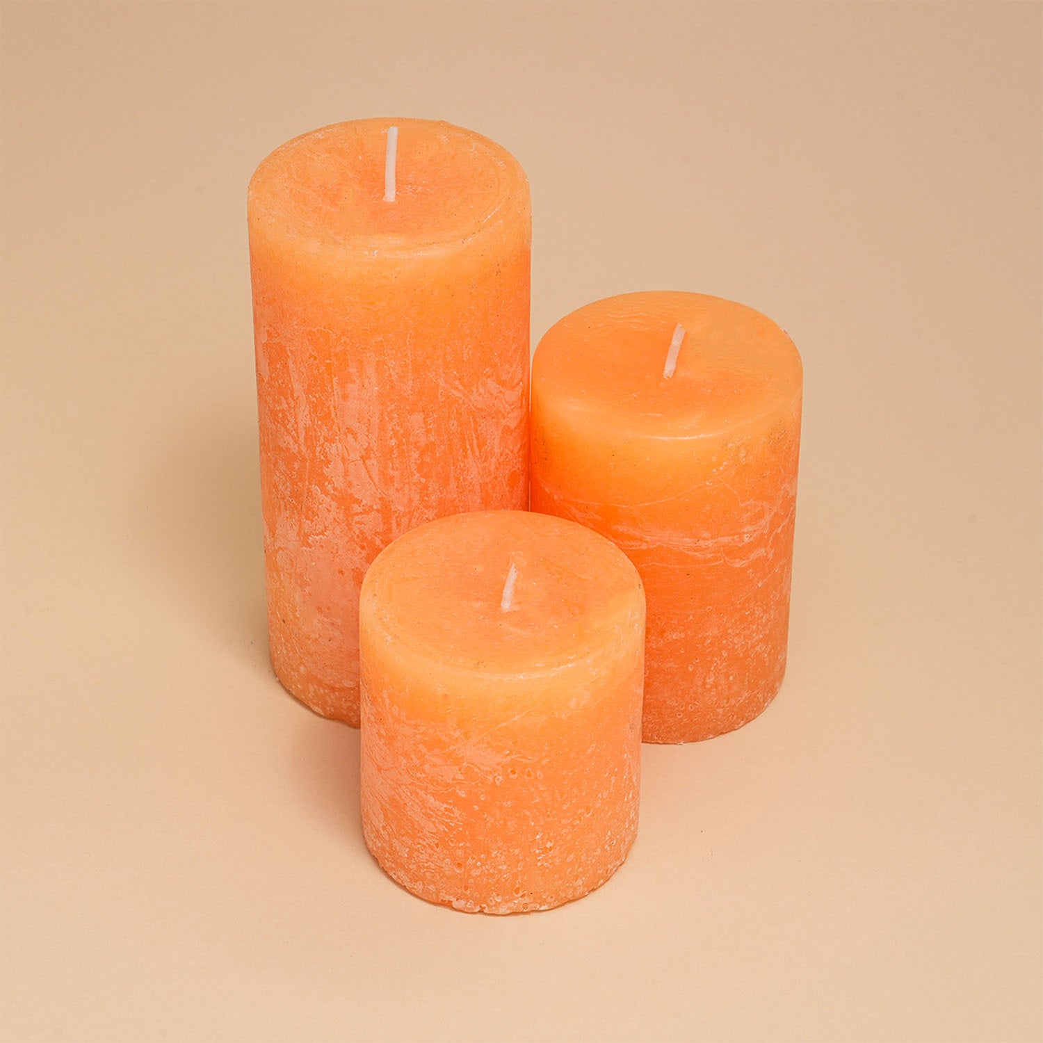 RUSTIC PILLAR CANDLE 2.8*6