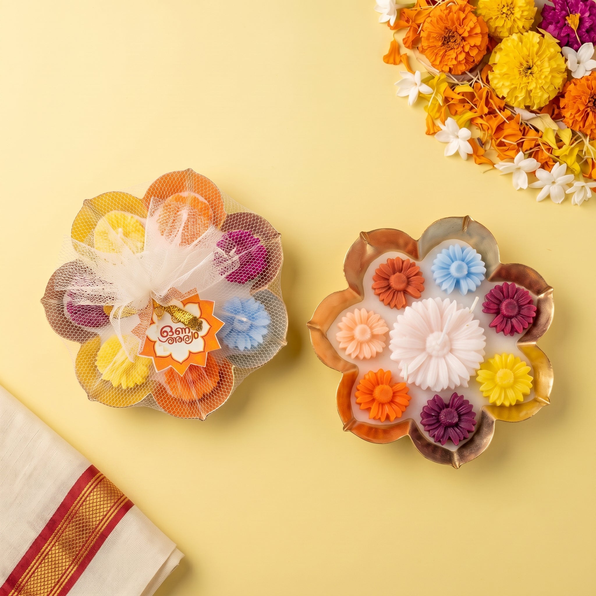 Floral Carpet Small Candle