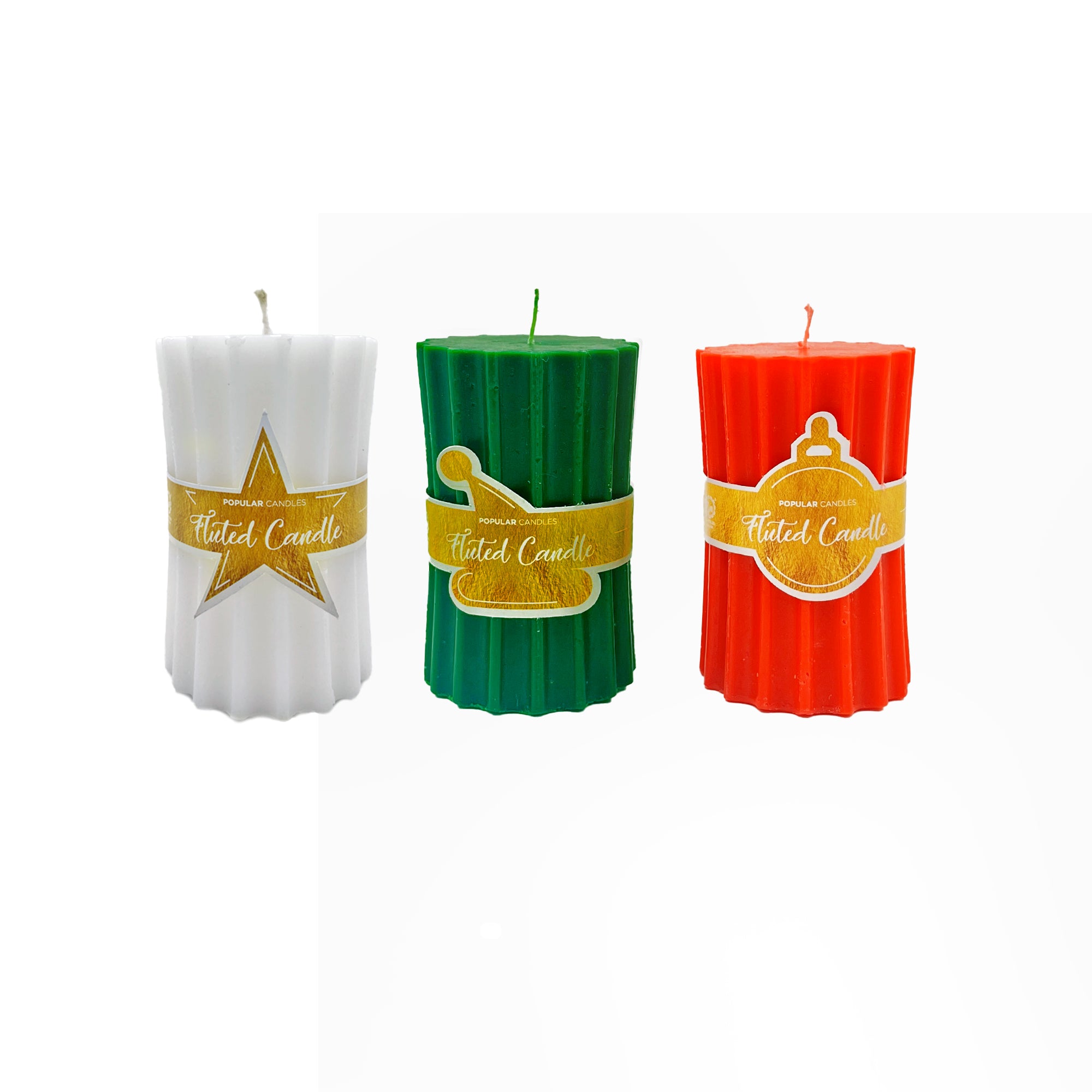 Fluted Candle