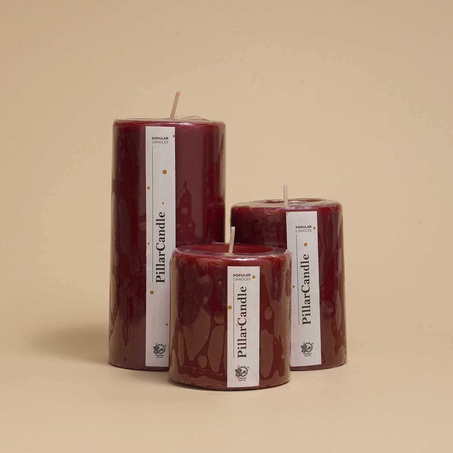 PILLAR CANDLE SCENTED 2.8" x 6"