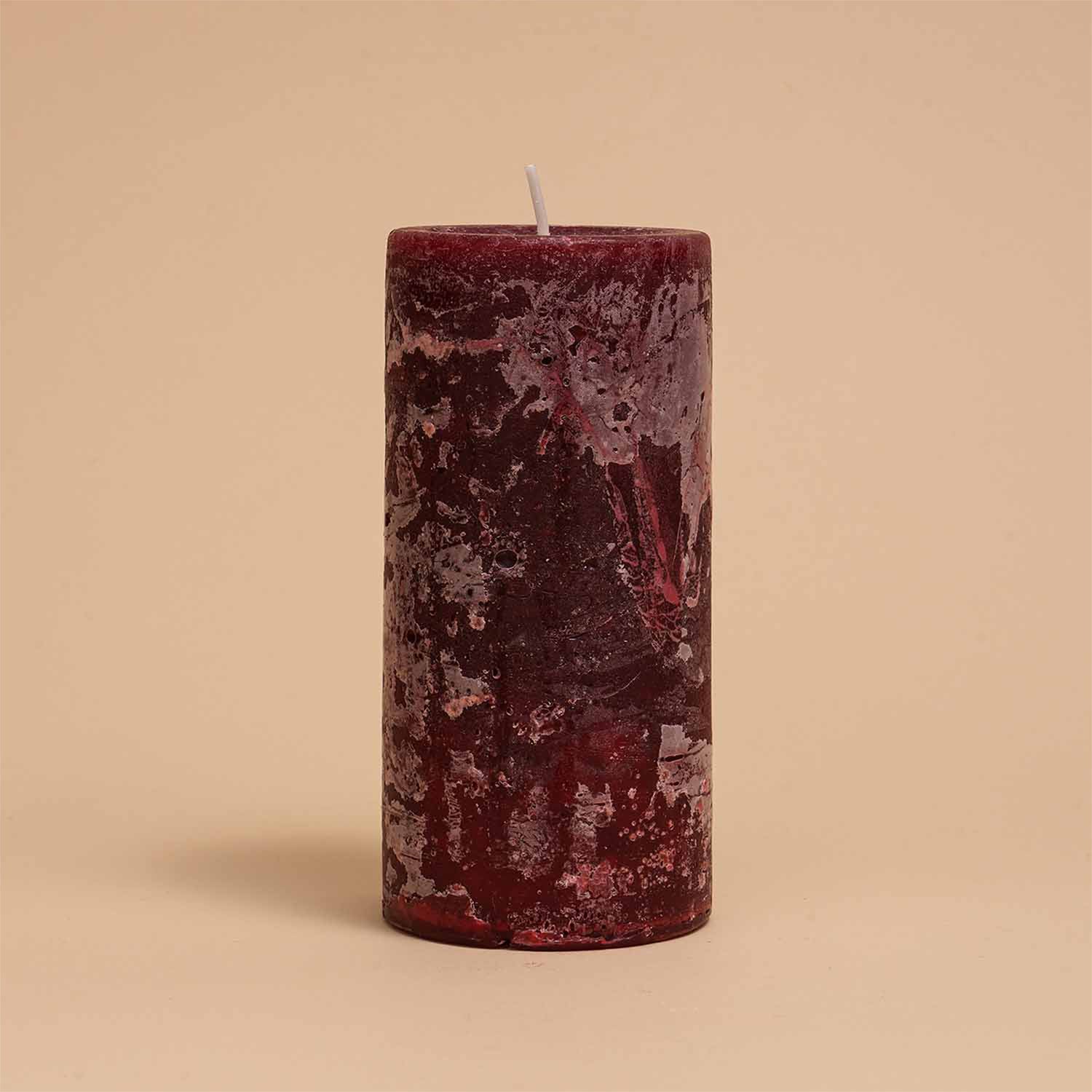 RUSTIC PILLAR CANDLE 2.8*6