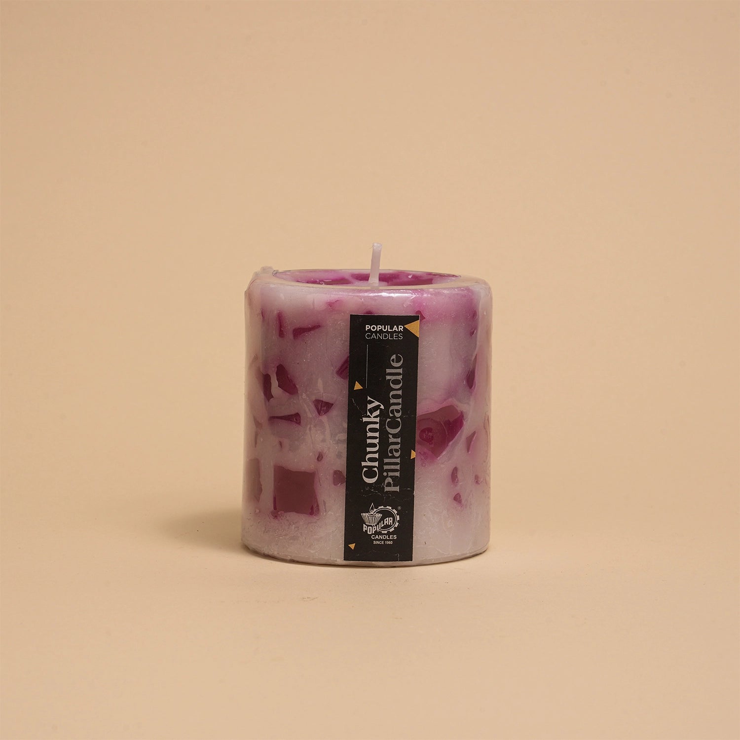 CHUNKY PILLAR CANDLE 2.8*3