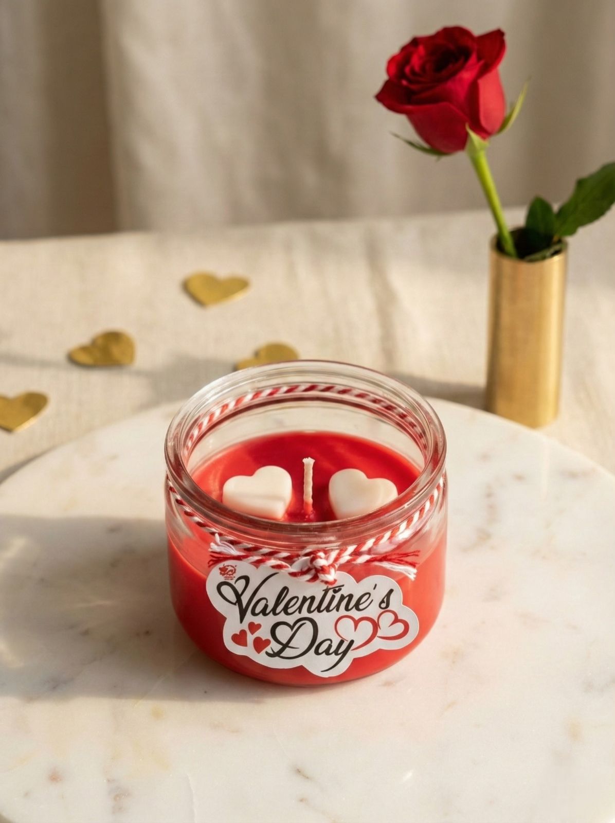 Glow Heart Candle